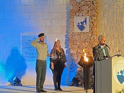 טקס התייחדות לחללי חיל משאבי האנוש 20.10.21