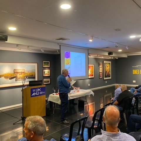 אסיפה כללית מ"ס 12 במסגרת ביקור בבית התפוצות ב- "אנו מוזיאון העם היהודי"