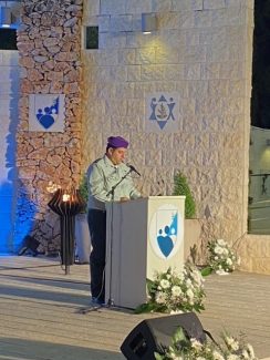 טקס התייחדות לחללי חיל משאבי האנוש 20.10.21