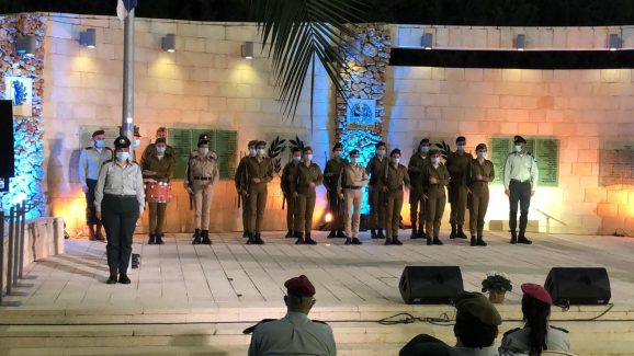 טקס התייחדות חיל המשאן 2020