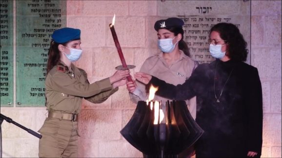 טקס התייחדות חיל המשאן 2020