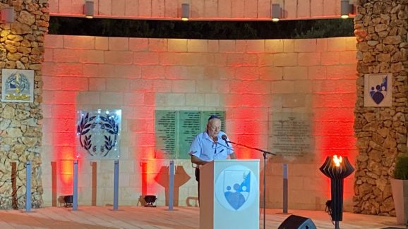 טקס התייחדות לנופלי חיל משאבי האנוש 19.09.2022