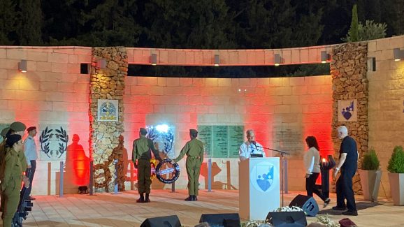 טקס התייחדות לנופלי חיל משאבי האנוש 19.09.2022