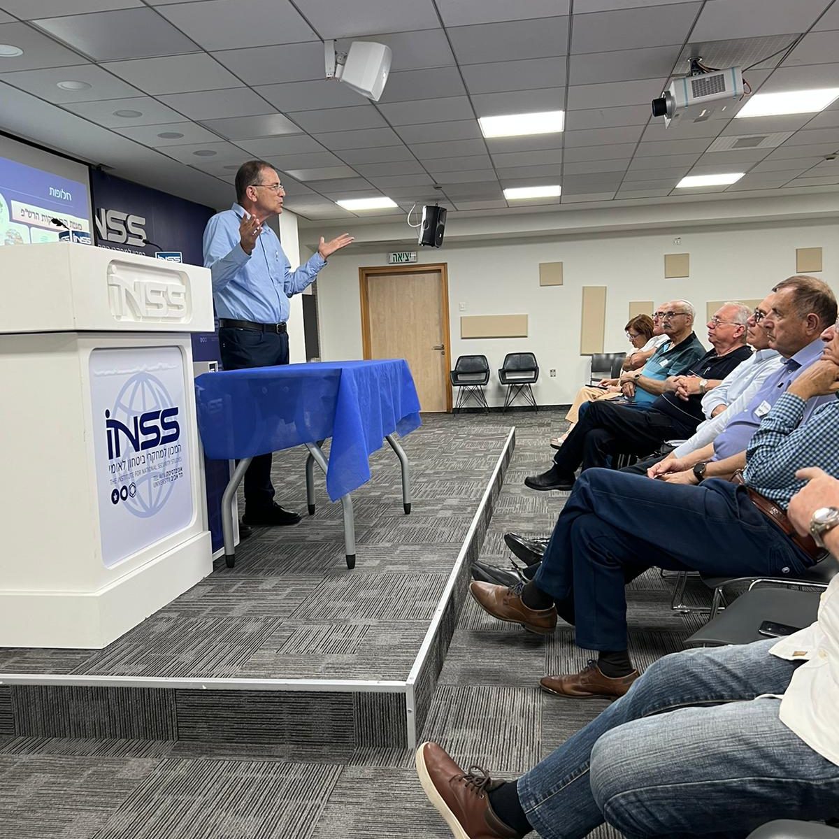 אסיפה כללית מ״ס 13 במסגרת ביקור במכון למחקרי ביטחון 30.05.2023