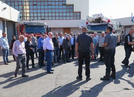 ביקור בנציבות כבאות והצלה תחנת תל אביב ביום 28.03.17