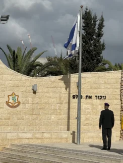 ביקור ר׳ אכא 29.03.2026 הכנת סרטון ליום הזכרון תשפ״ו