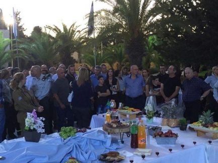 טקס החלפת קמש"ר באתר הנצחה ספטמבר 2017