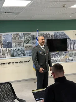 ביקור ר׳ אכא 29.03.2026 הכנת סרטון ליום הזכרון תשפ״ו