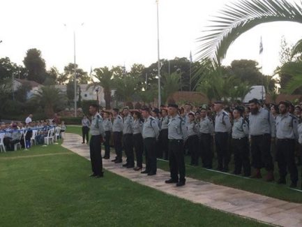 טקס החלפת קמש"ר באתר הנצחה ספטמבר 2017