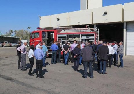 ביקור בנציבות כבאות והצלה תחנת תל אביב ביום 28.03.17