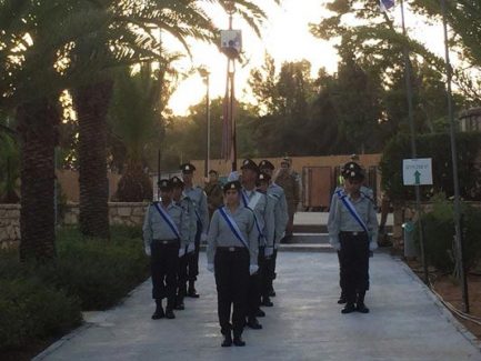 טקס החלפת קמש"ר באתר הנצחה ספטמבר 2017
